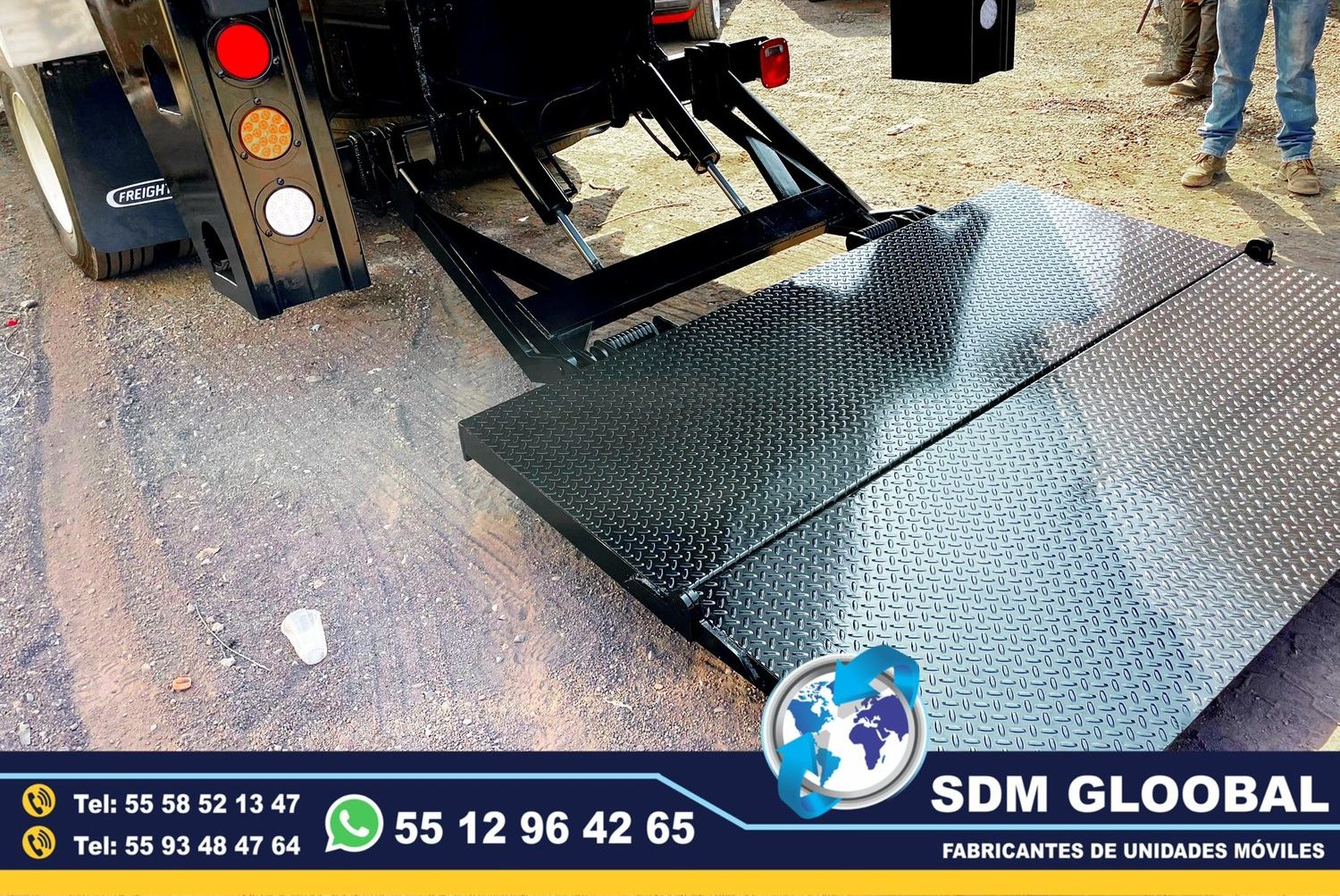 Fabricantes de Rampas Hidraulicas para camioneta y camion de carga 