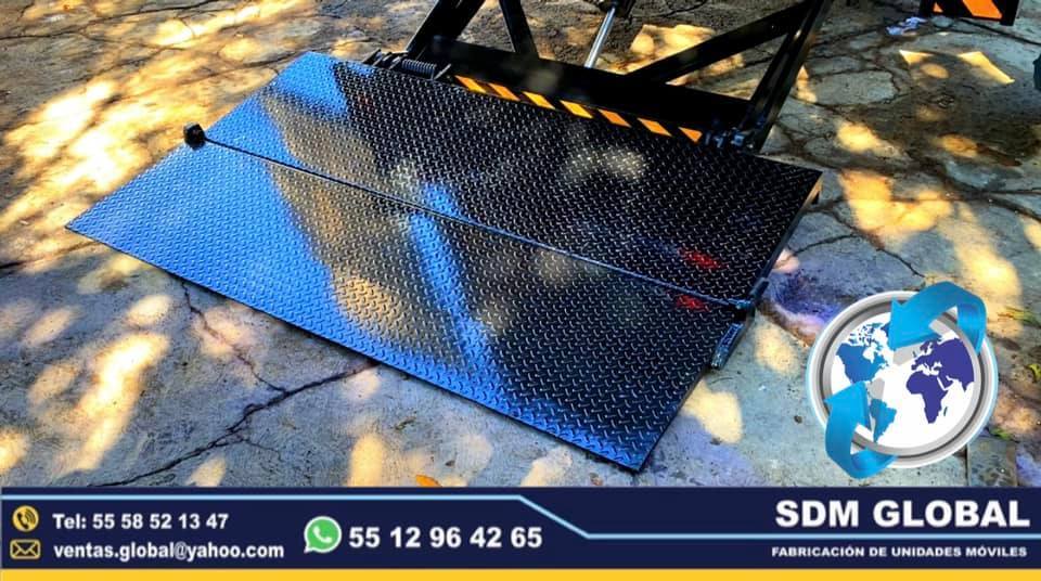 Fabricantes de Rampas Hidraulicas para camioneta y camion de carga 