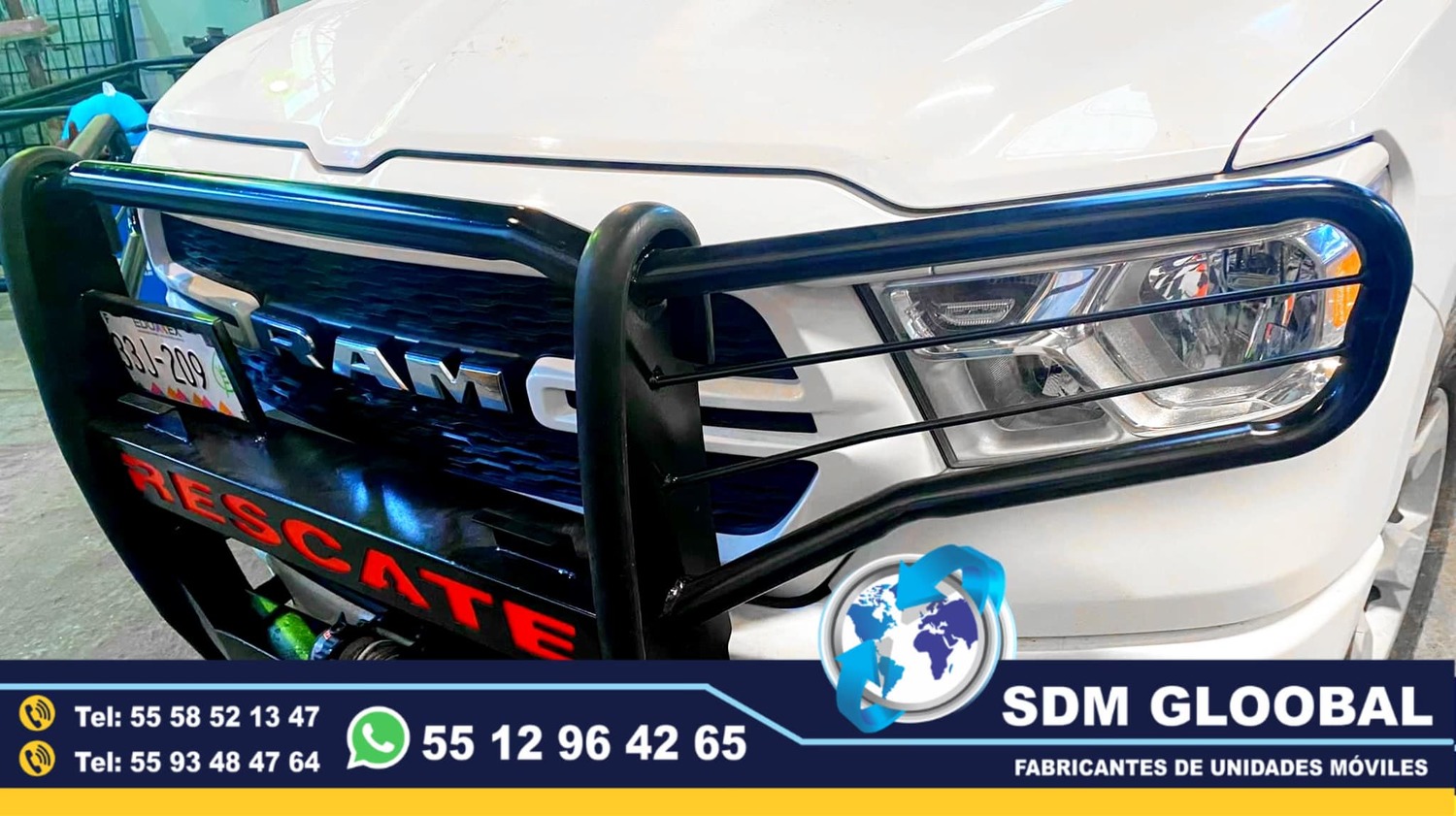 Fabricantes y venta de Tumbaburros para Patrullas Pick Up en Mexico