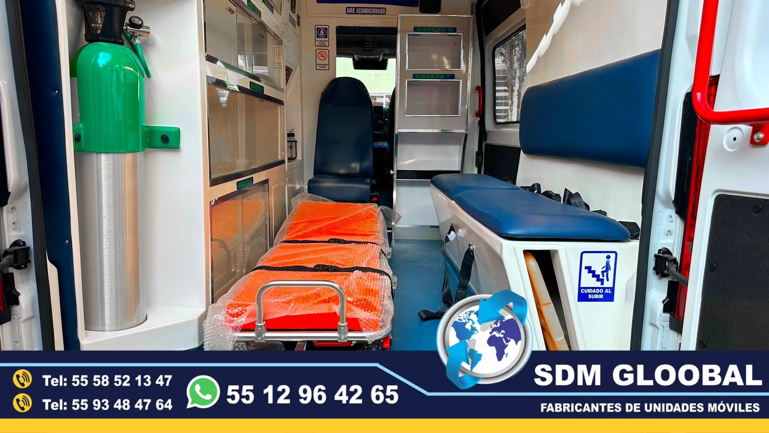 Fabricantes de Ambulancias de Traslado Tipo 1, Tipo 2 en Mexico 