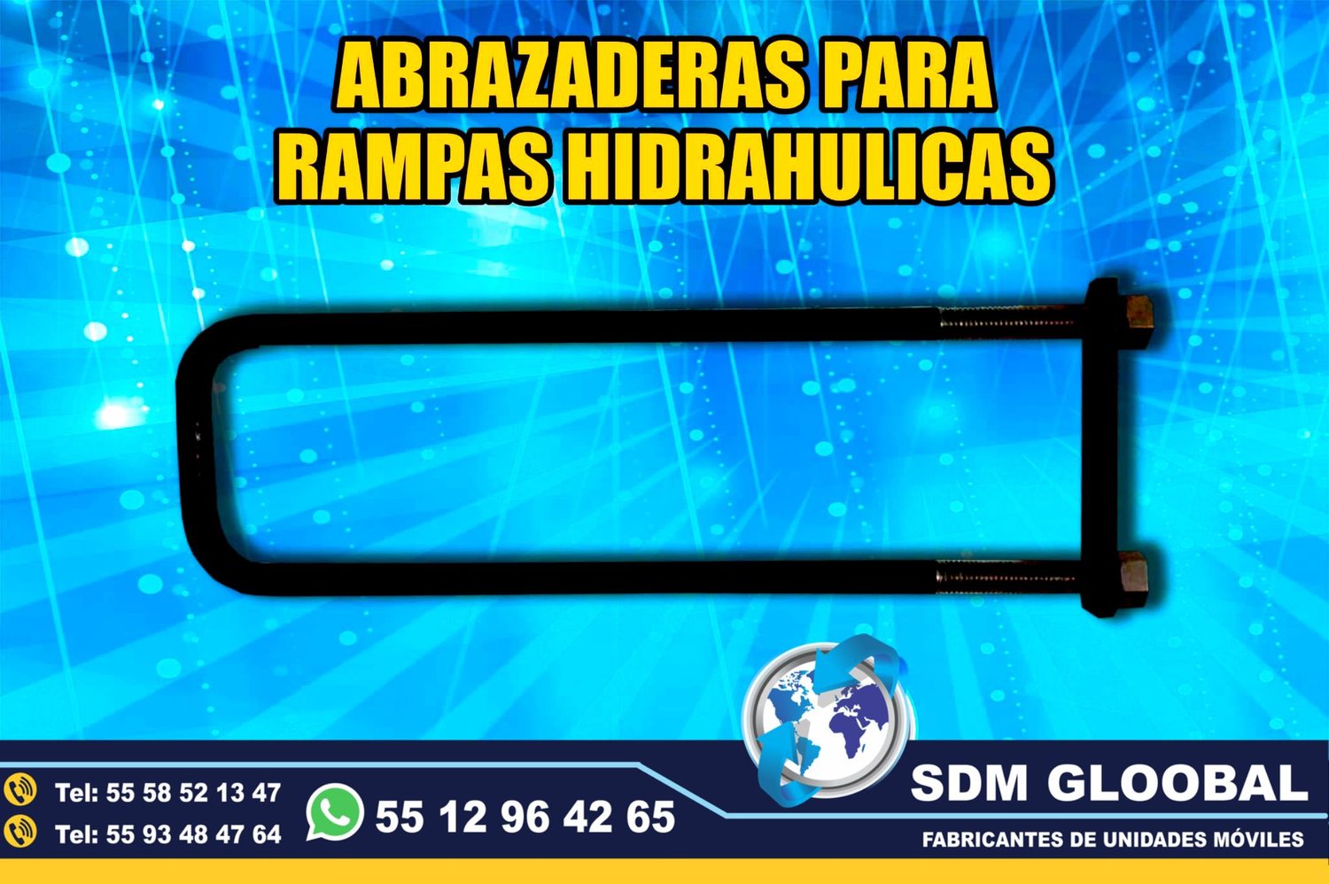 Venta de Abrazaderas para compactadores Rampas Hidraulicas de carga y descarga 