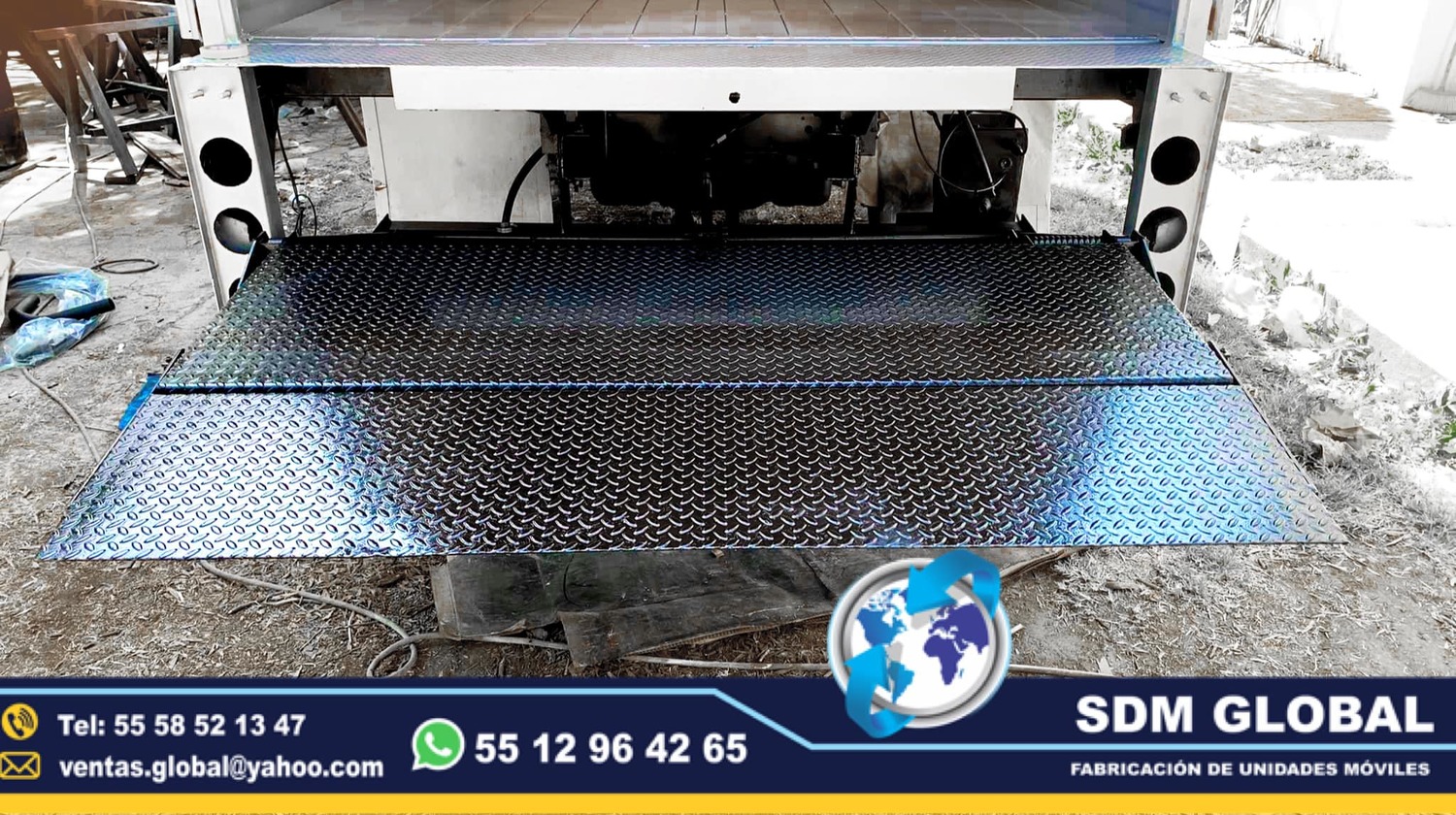 Fabricantes de Rampas Hidraulicas para camioneta y camion de carga 