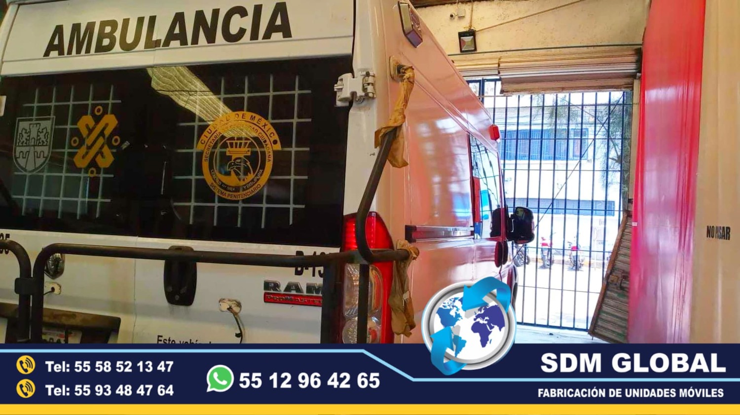 Reparacion de Ambulancias de traslado de reos y delincuentes