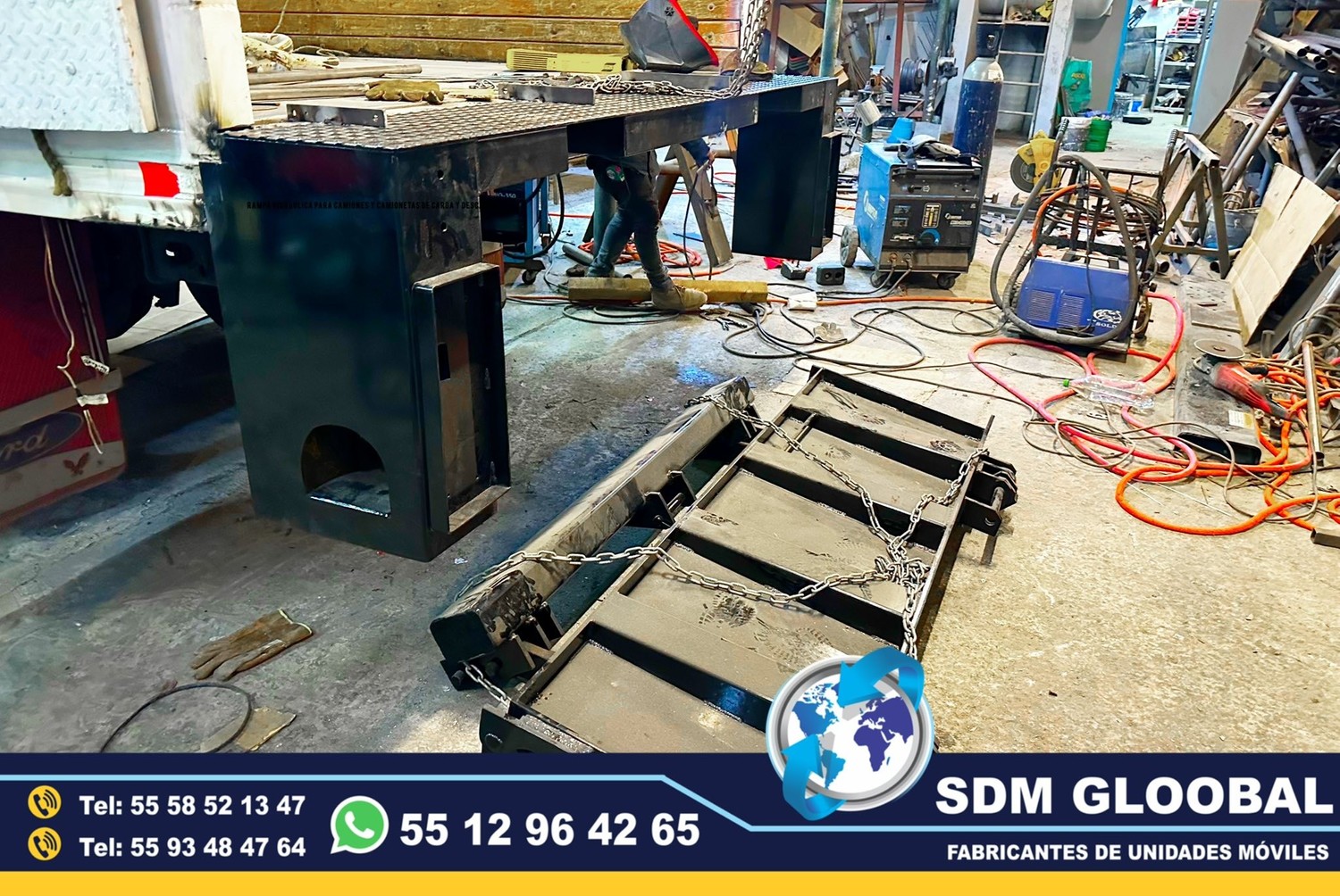 Fabricantes de Rampas Hidraulicas para camioneta y camion de carga 