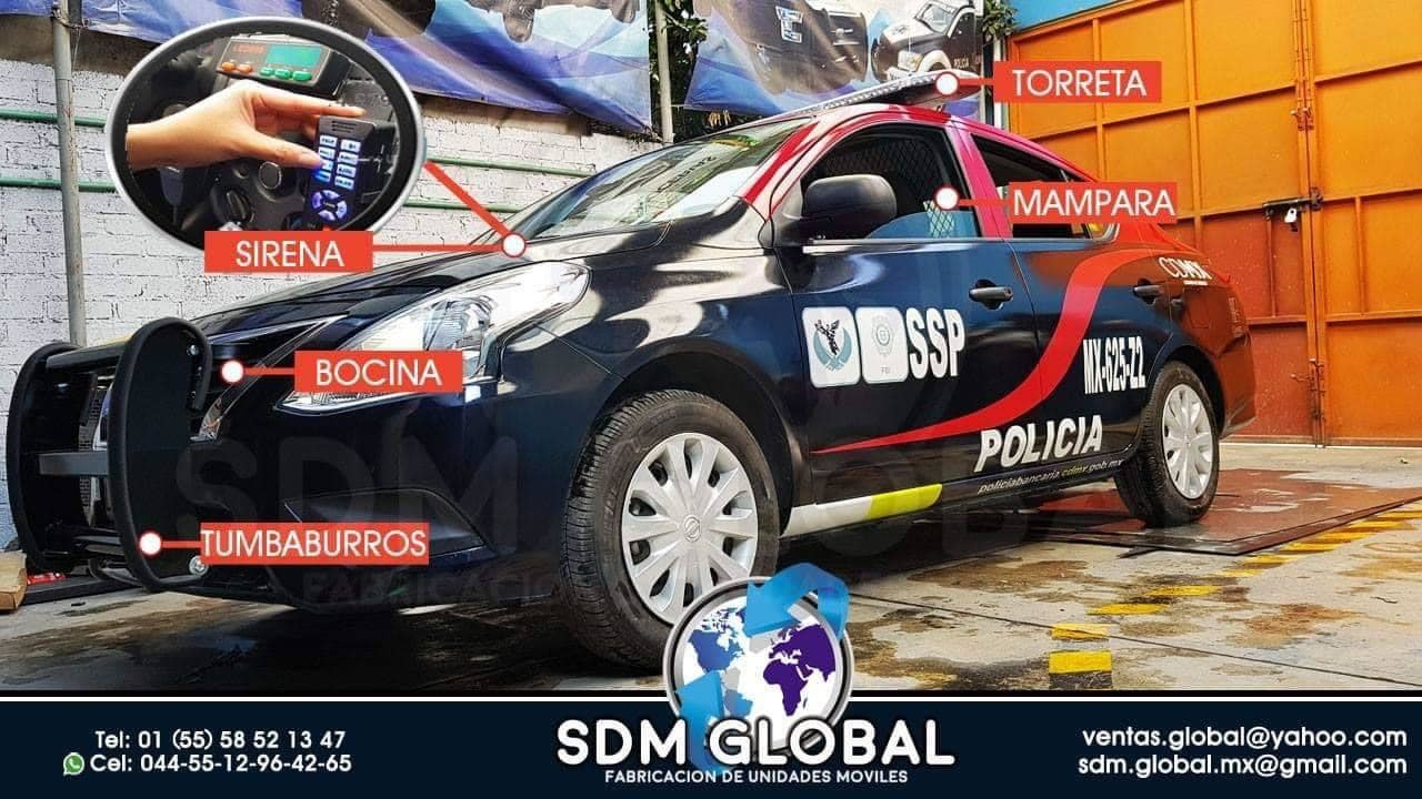 Equipamiento  de Patrullas Nuevas totalmente Equipadas&nbsp;en Mexico