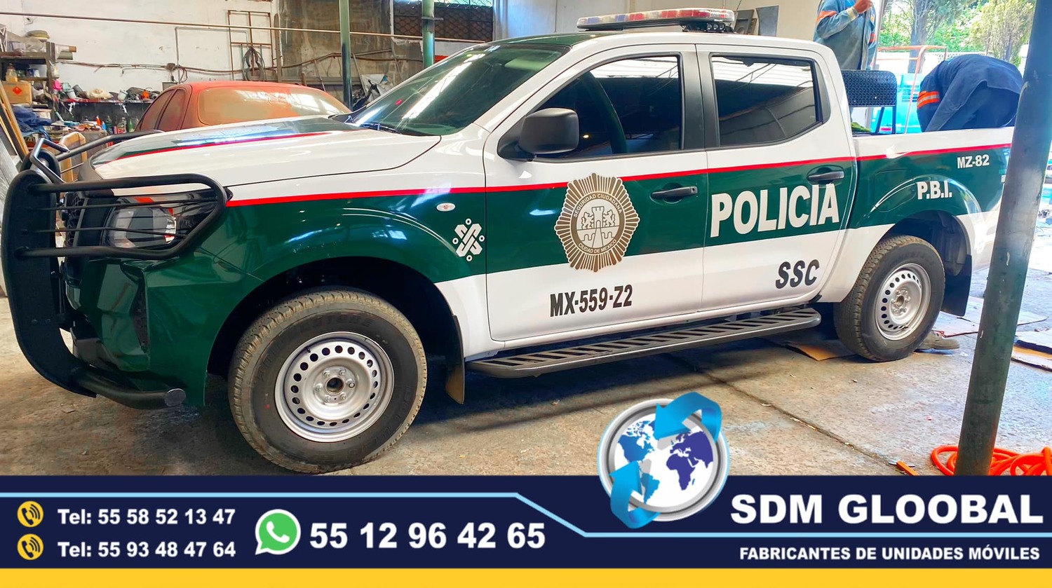 Equipamiento de Patrullas Pick Up Fabricantes  Conversion y Venta