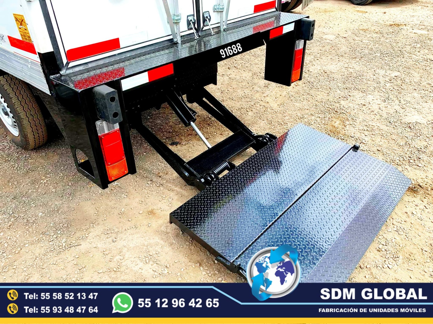 Fabricantes de Rampas Hidraulicas para camioneta y camion de carga 
