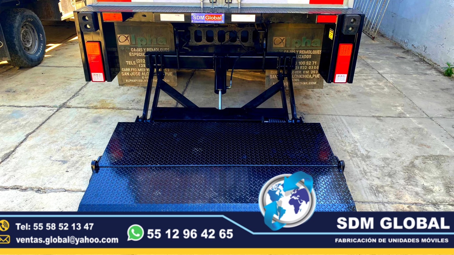 Fabricantes de Rampas Hidraulicas para camioneta y camion de carga 