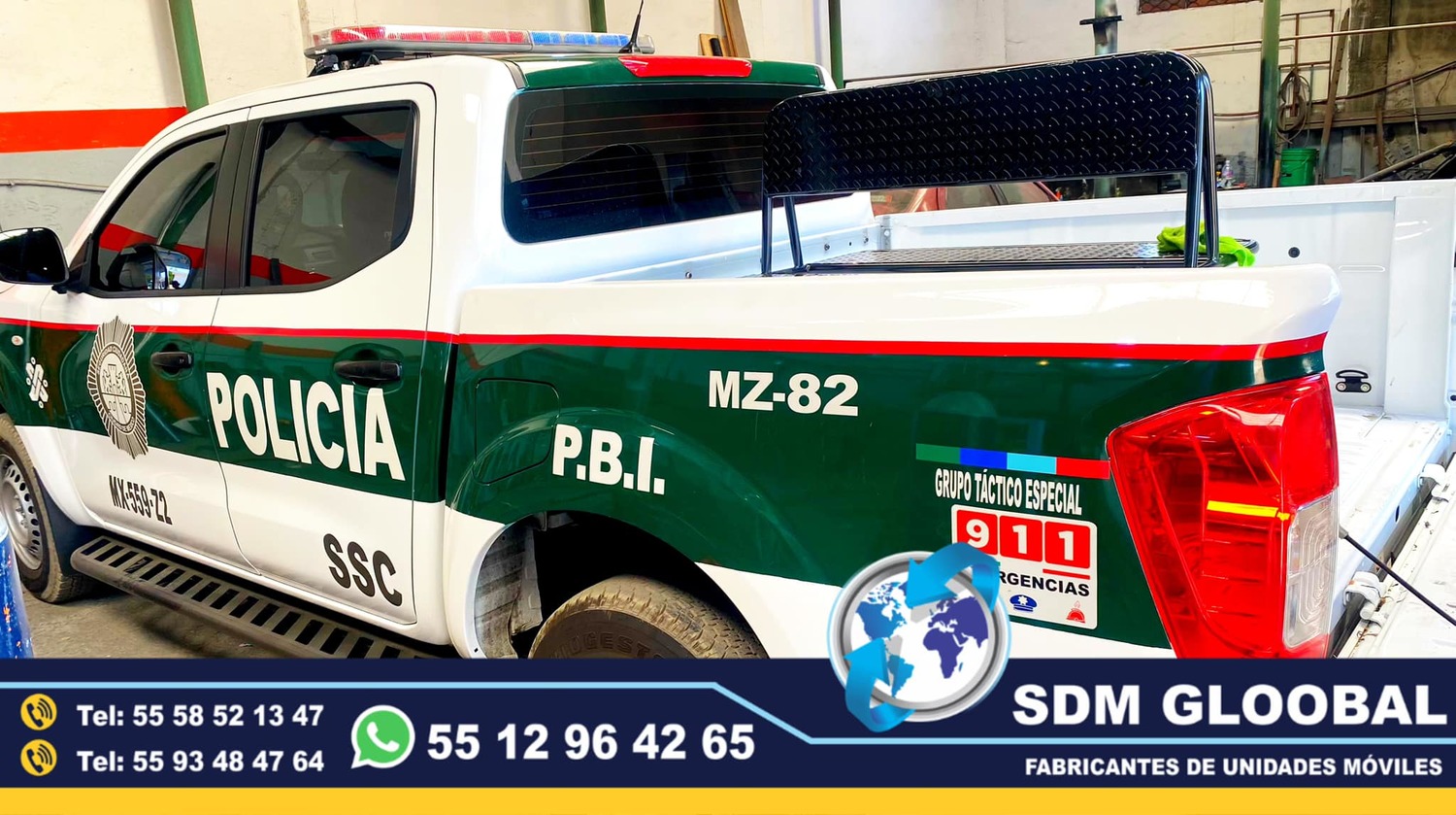 Equipamiento de Patrullas Pick Up Fabricantes  Conversion y Venta