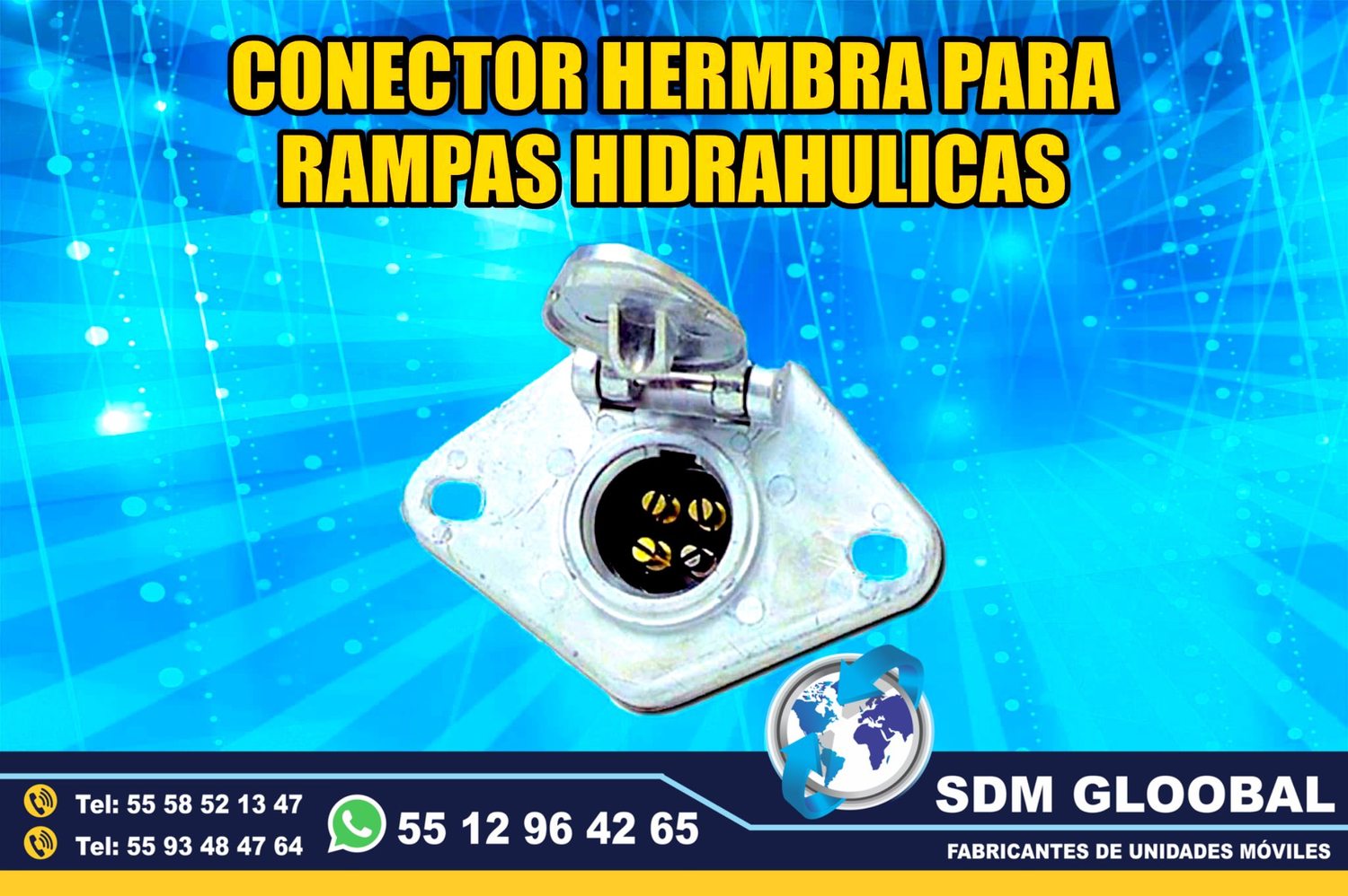Venta de Conector hembra Rampas Hidraulicas de carga y descarga 