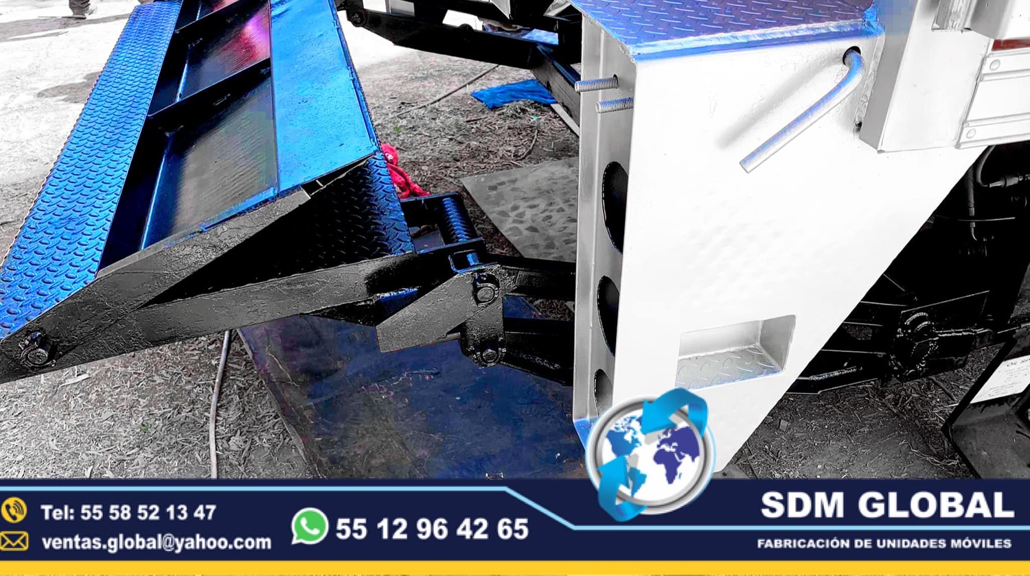 Fabricantes de Rampas Hidraulicas para camioneta y camion de carga 
