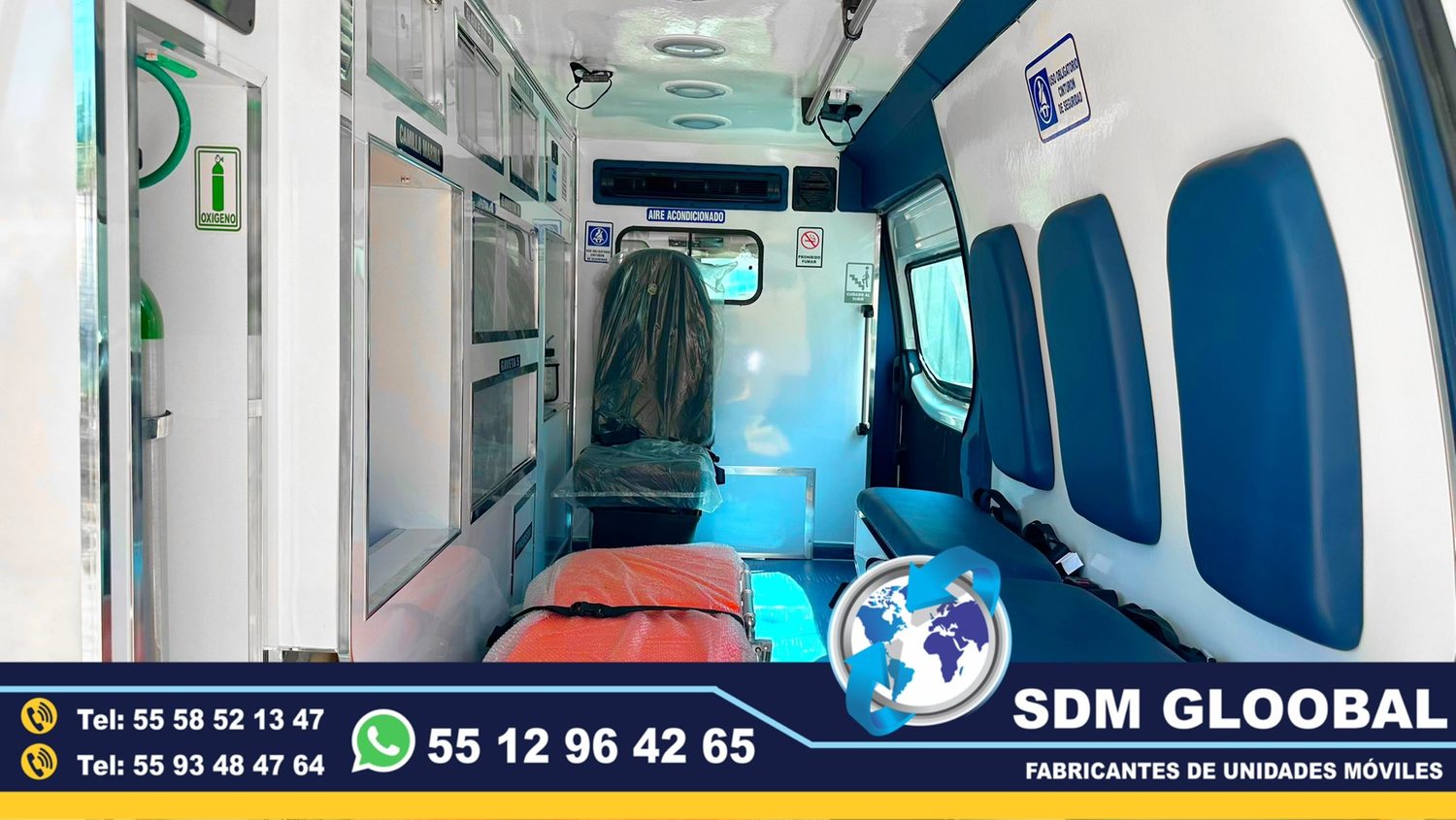 Fabricantes de Ambulancias de Traslado Tipo 1, Tipo 2 en Mexico 
