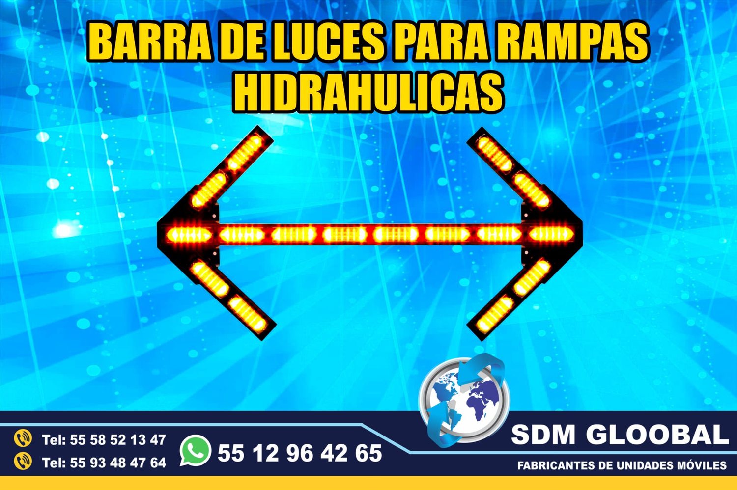 Venta de Mini torreta ambar para Rampas Hidraulicas de carga 