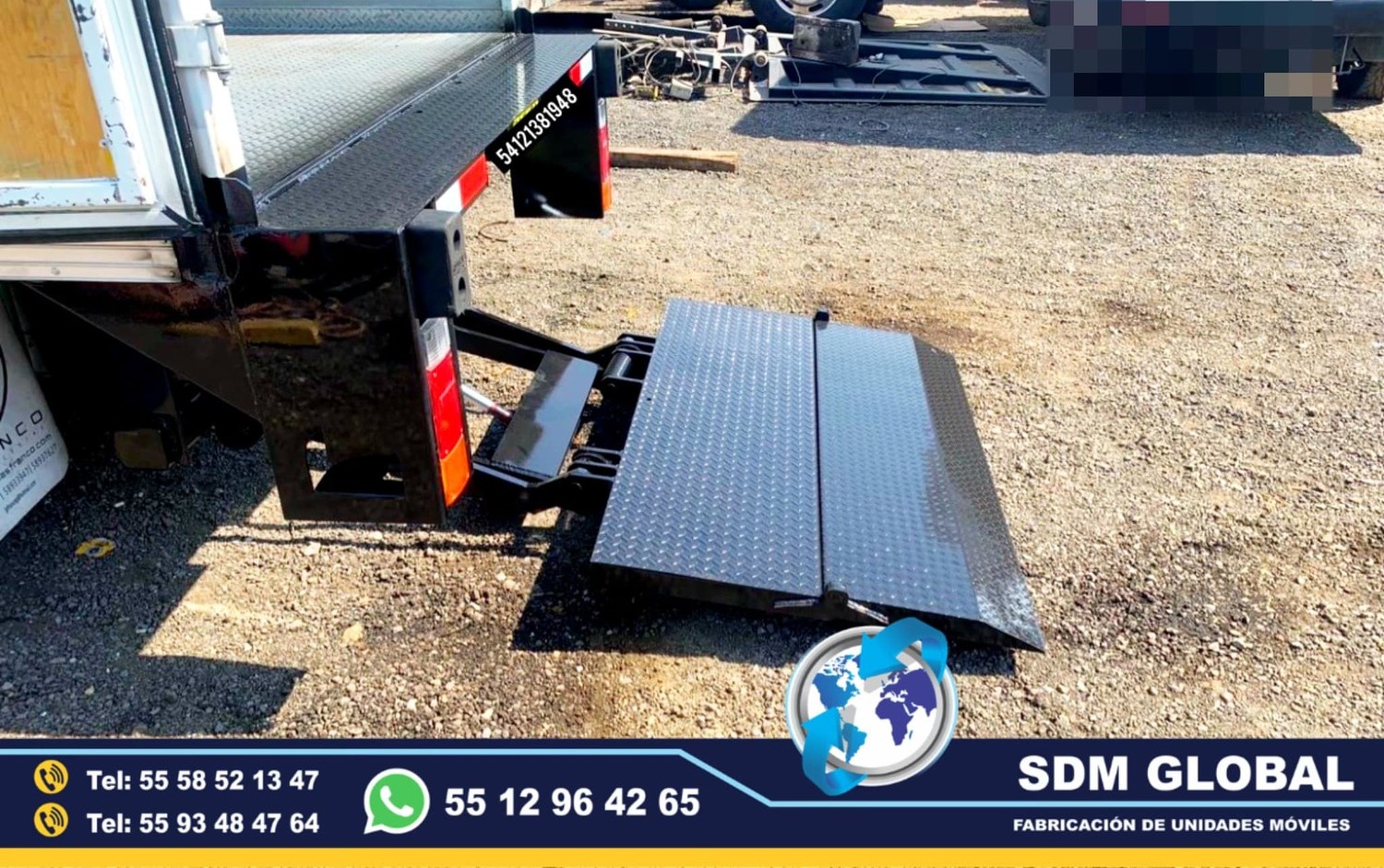 Fabricantes de Rampas Hidraulicas para camioneta y camion de carga 